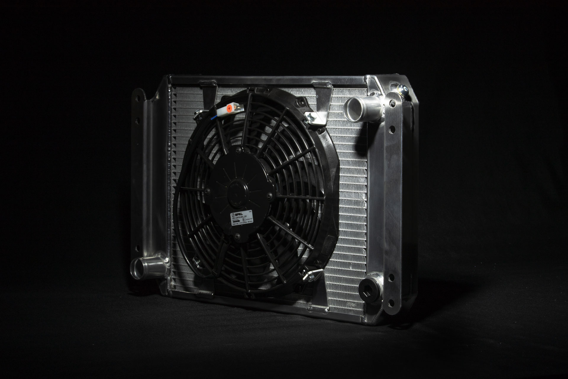 Auto-Aluminium-Kühler Für Motorkühlung Stockbild - Bild von