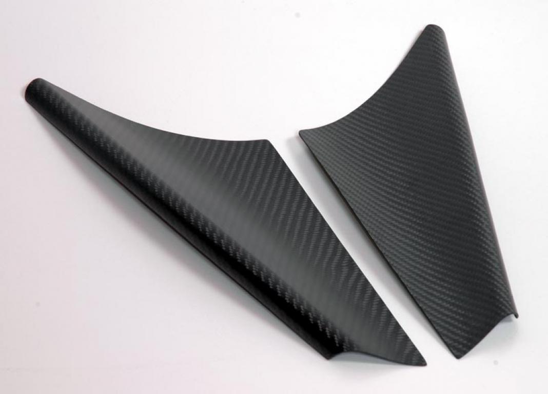 Cintre De Vélo Route Carbone - Guidon Drop Bar K Wing - 44cm / 31.8mm - Noir - Occasion